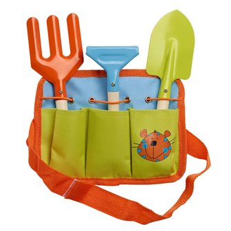kindergereedschap tuin met riem