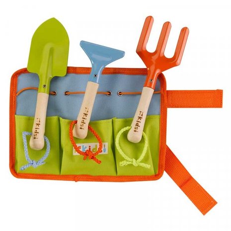 kindergereedschap tuin met riem