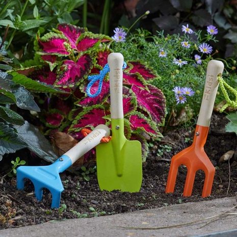kinder tuingereedschap met riem