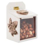 Houten voederhuisje voor eekhoorns Houten voederhuisje voor eekhoorns