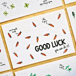 Bloeikaart - Good luck -wortelzaden Bloeikaart - Good luck -wortelzaden