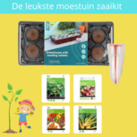 De leukste moestuin zaaikit De leukste moestuin zaaikit