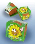 Terra cotta potje zonnebloem gezicht - 10 stuks Terra cotta potje zonnebloem gezicht - 10 stuks